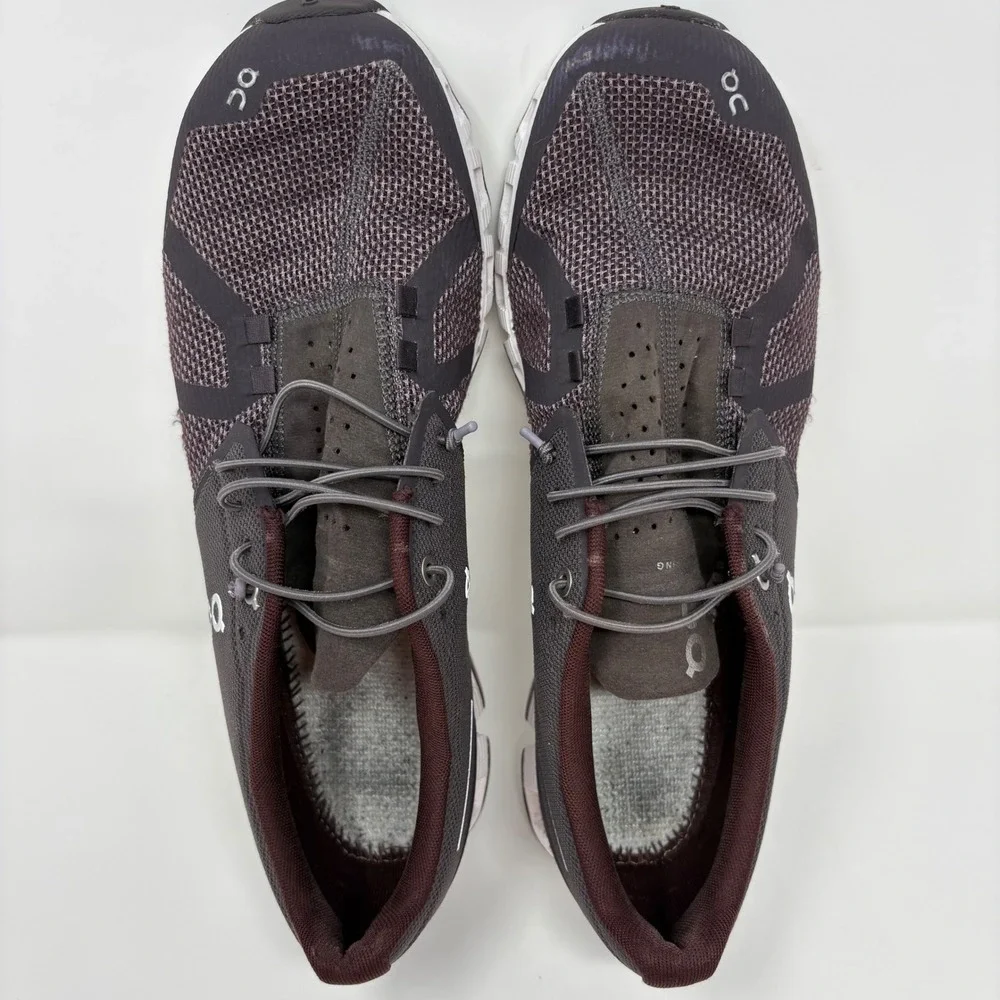 On Cloud Men's Size 11.5 Grape Black White Athletic Running Shoes